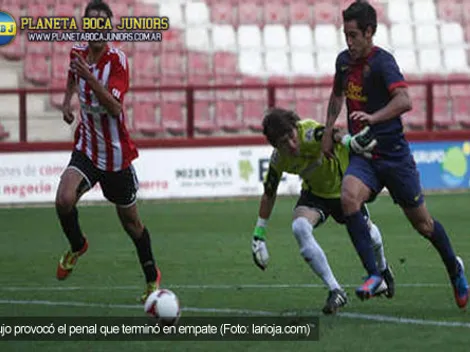 Buen debut de Araujo en el Barcelona B