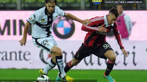 Burdisso y Paletta jugaron en Italia