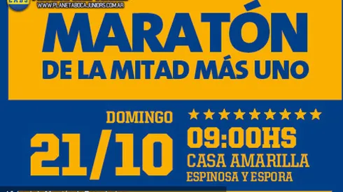 Se viene la Maratón de Boca Juniors
