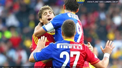 Sauro anotó su primer gol en Basilea