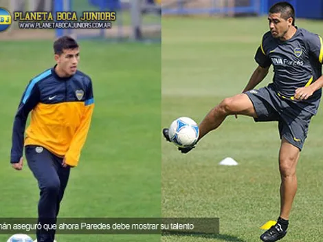 Riquelme: "Es el momento de Paredes"