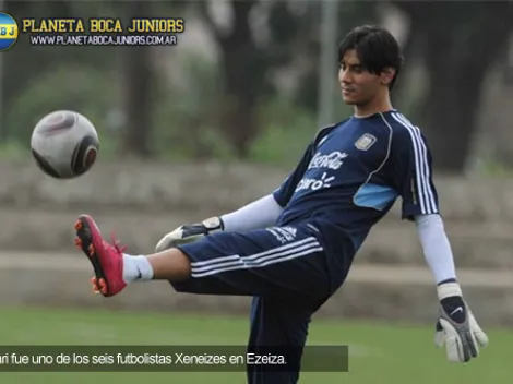 Ezeiza se tiñó de azul y oro
