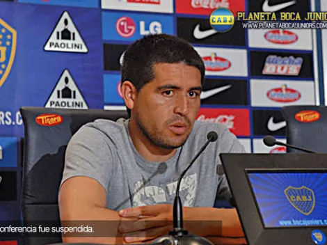 Se suspendió la conferencia de Riquelme