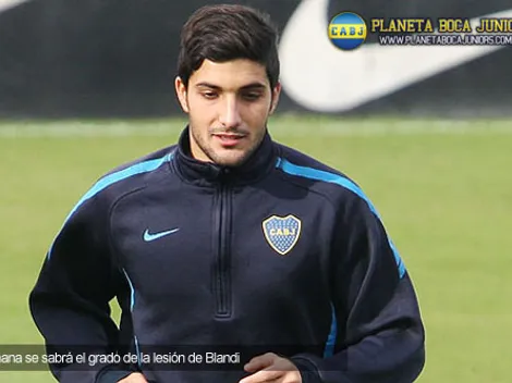 Blandi, con dolor, espera el parte médico