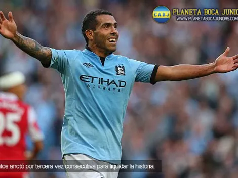 Tevez volvió a anotar para la victoria City