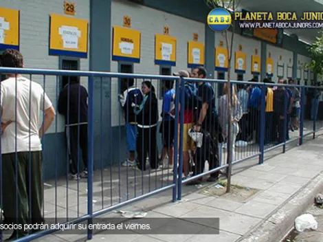 Venta de generales para el Superclásico