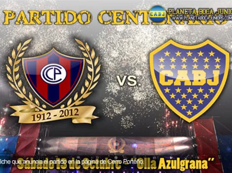 Boca jugará el sábado ante Cerro Porteño