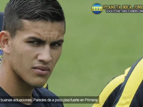 Paredes: "Soy enganche, pero trato de hacer lo mejor"