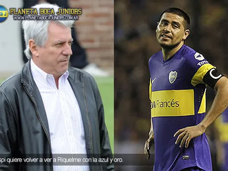 Crespi: “Riquelme vuelve a Boca por amor”