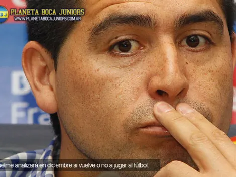 Riquelme: "Hay que ver si Boca me necesita"