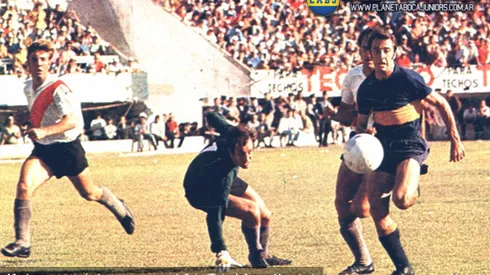 La vuelta olímpica en el Monumental