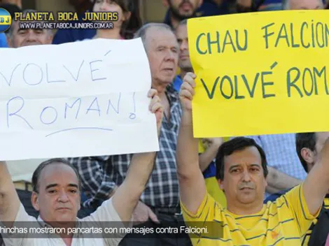 Malestar del hincha para con Falcioni y la dirigencia