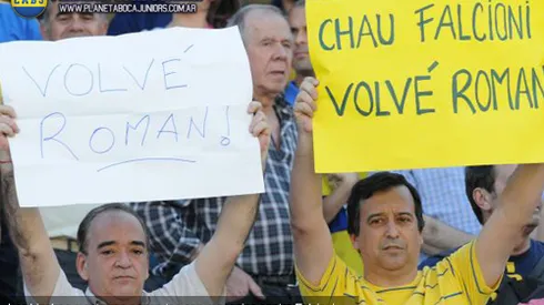 Malestar del hincha para con Falcioni y la dirigencia