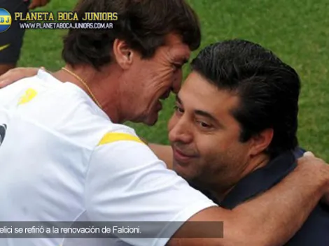 Angelici: “En un 90%, Falcioni sigue”