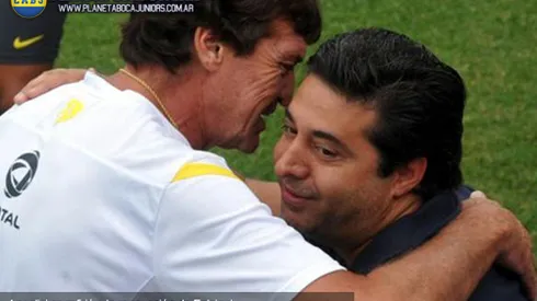 Angelici: “En un 90%, Falcioni sigue”