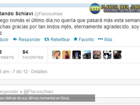 Schiavi: “Eternamente agradecido”