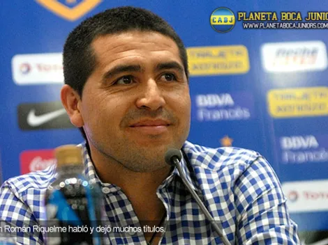 Riquelme: "No quieren que vuelva a La Bombonera"