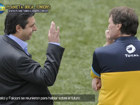 Reunión clave entre Angelici y Falcioni