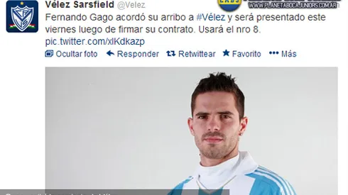 Gago jugará en Vélez