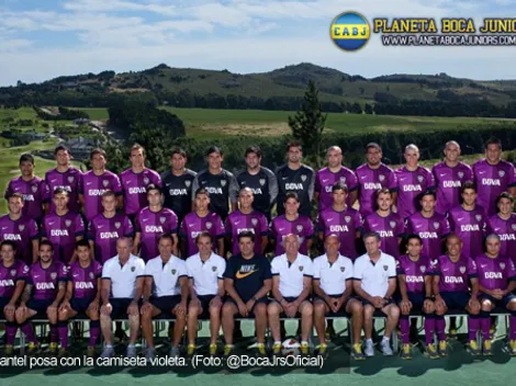 Se presentó la camiseta violeta