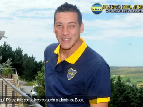 “Chiqui” Pérez: “De chico siempre soñaba con jugar en Boca”