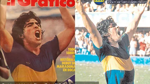 A 32 años del debut oficial de Maradona en Boca