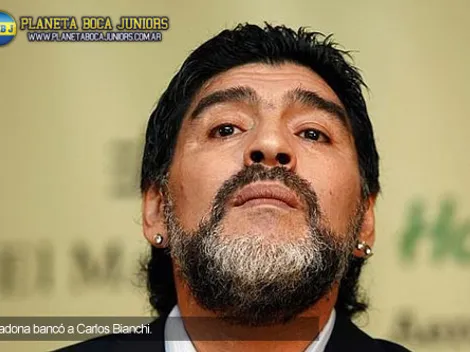 Maradona: “Confío en que Bianchi va a encontrar el equipo”