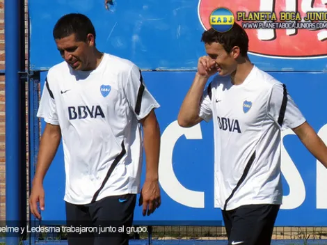 Riquelme, Ledesma y Sánchez Miño trabajaron con el grupo