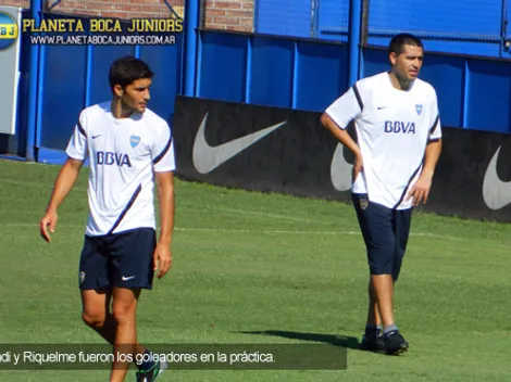 Blandi y Riquelme convirtieron en el entrenamiento