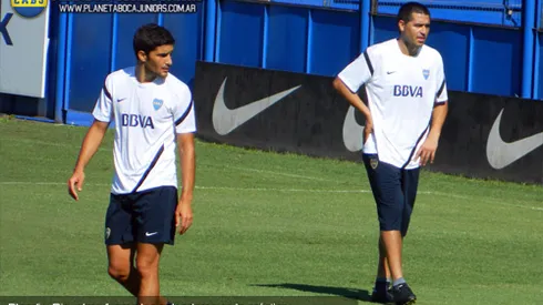 Blandi y Riquelme convirtieron en el entrenamiento