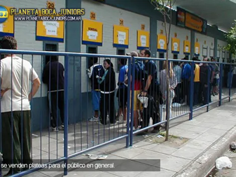 Venta de plateas para público general