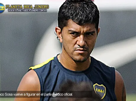 Parte médico oficial: Franco Sosa, desgarrado