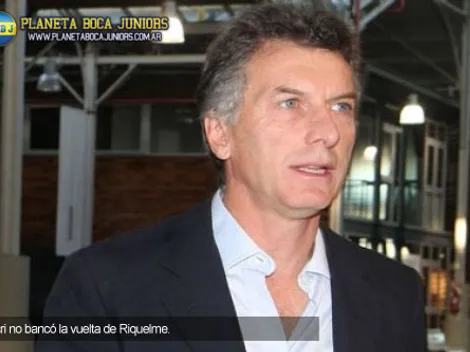 De Macri, a Riquelme: "No entiendo su postura"