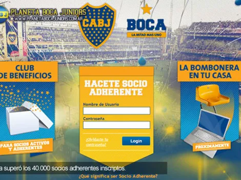Boca superó los 40.000 socios adherentes