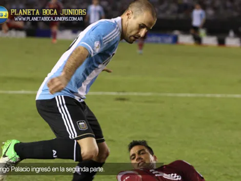 Xeneizes en la victoria ante Venezuela
