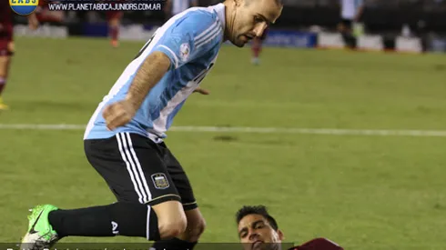 Xeneizes en la victoria ante Venezuela