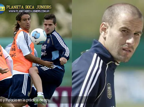Gago y Palacio fueron titulares en la primera práctica de la Selección
