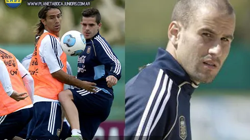 Gago y Palacio fueron titulares en la primera práctica de la Selección