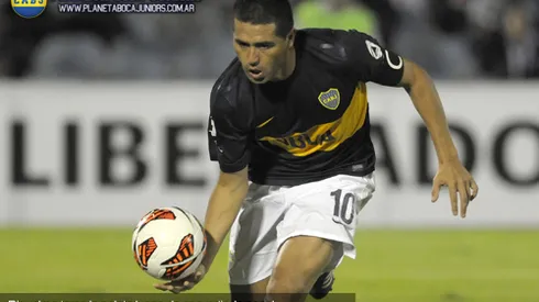 Riquelme, máximo goleador de Boca en la Copa