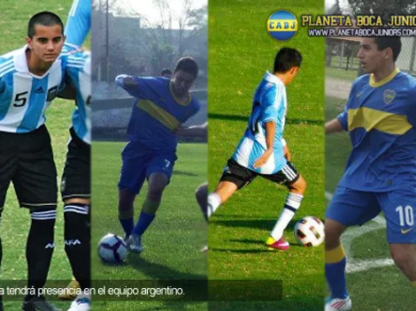 Xeneizes entrenan con la Sub 17 de cara al Sudamericano