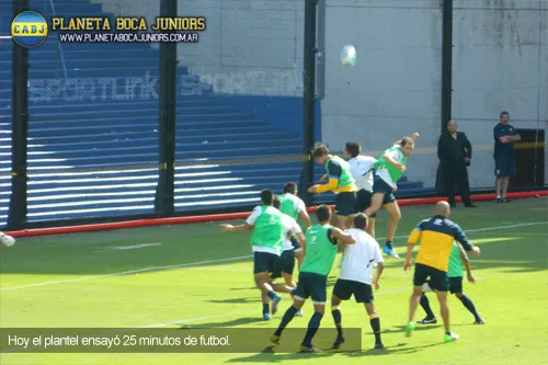 Entrenamiento Boca