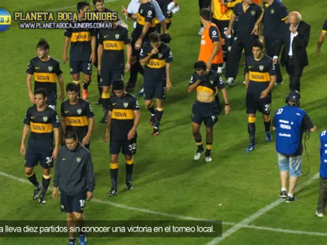 Boca igualó la peor racha sin triunfos en su historia
