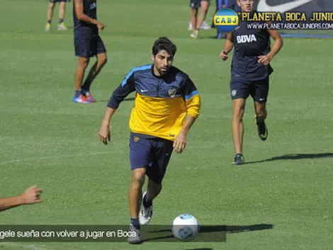 Cángele: "Ojalá pueda jugar en Boca desde junio"