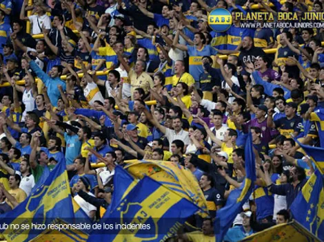 Comunicado de Boca por los incidentes del domingo