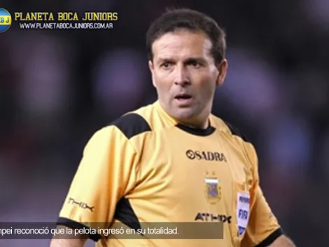 El árbitro admitió su error