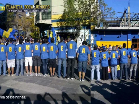 Los hinchas se manifestaron en contra del nuevo estadio