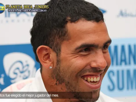 Tevez, el jugador del mes
