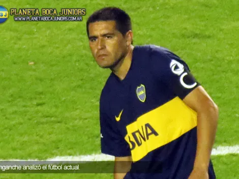 Riquelme: “Acá creen que el que más corre, es el que mejor juega”