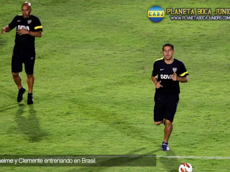 Boca se entrenó en Brasil