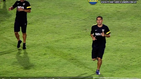 Boca se entrenó en Brasil